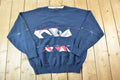 Vintage 1990s Vintorio Rochetti Knit Abstract Pattern Crewneck Sweater Mens XL
