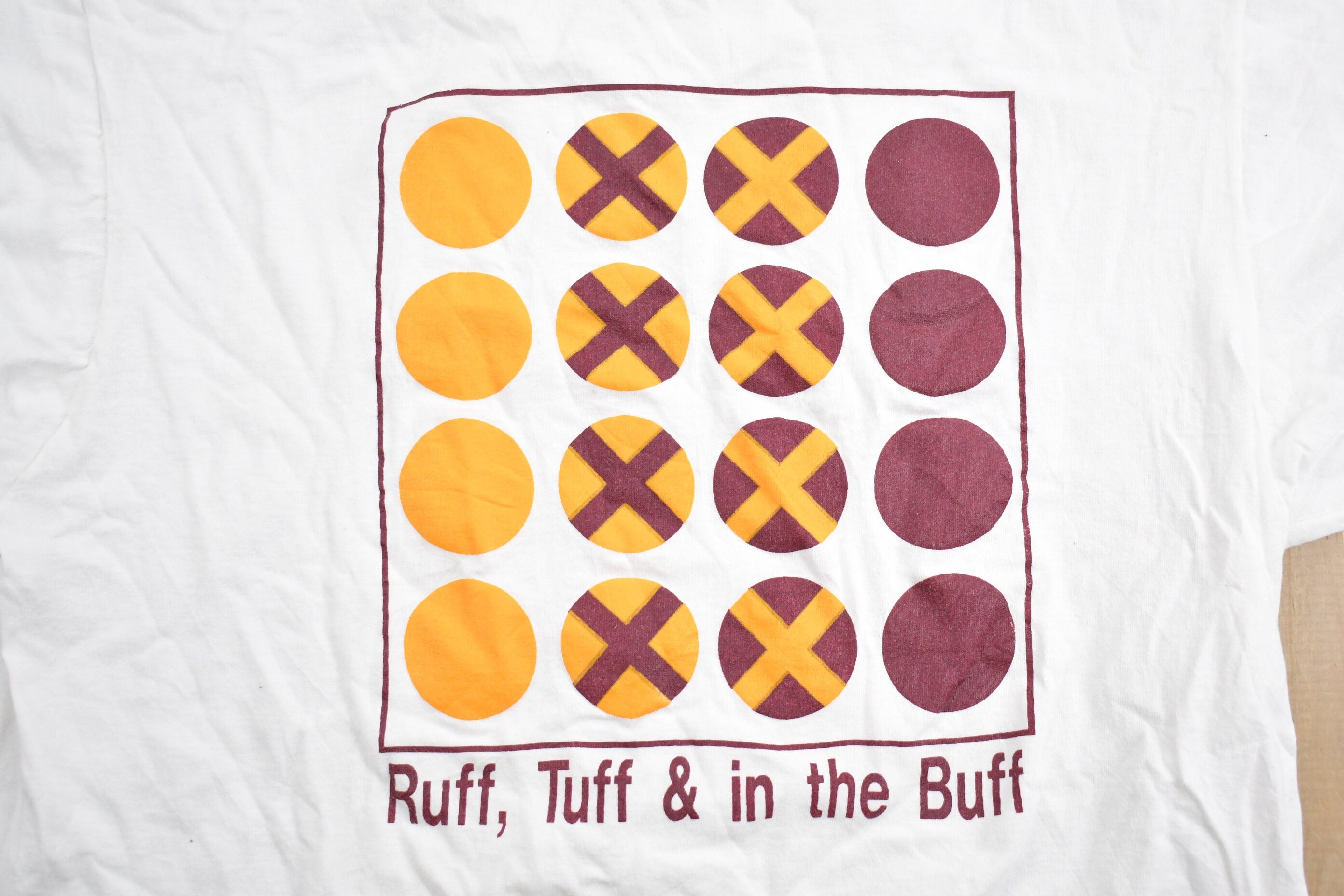 Vintage 1990s Boston College Parody Naked Twister Graphic T Shirt