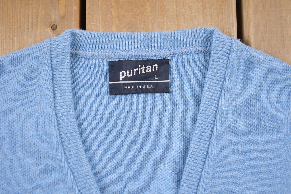 Vintage 1990s Puritan V Neck Knitted Crewneck Sweater