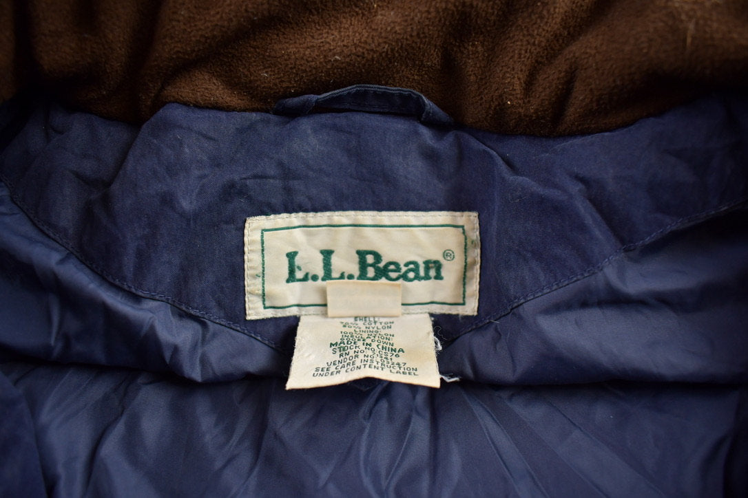 Vintage 1980s LL Bean Goose Down Winter Jacket Size XL