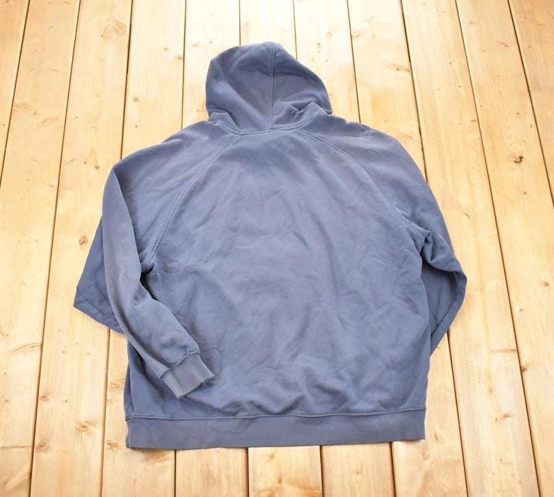 Vintage Y2K Nike Embroidered Large Swoosh Hoodie Sweatshirt Men's XXL