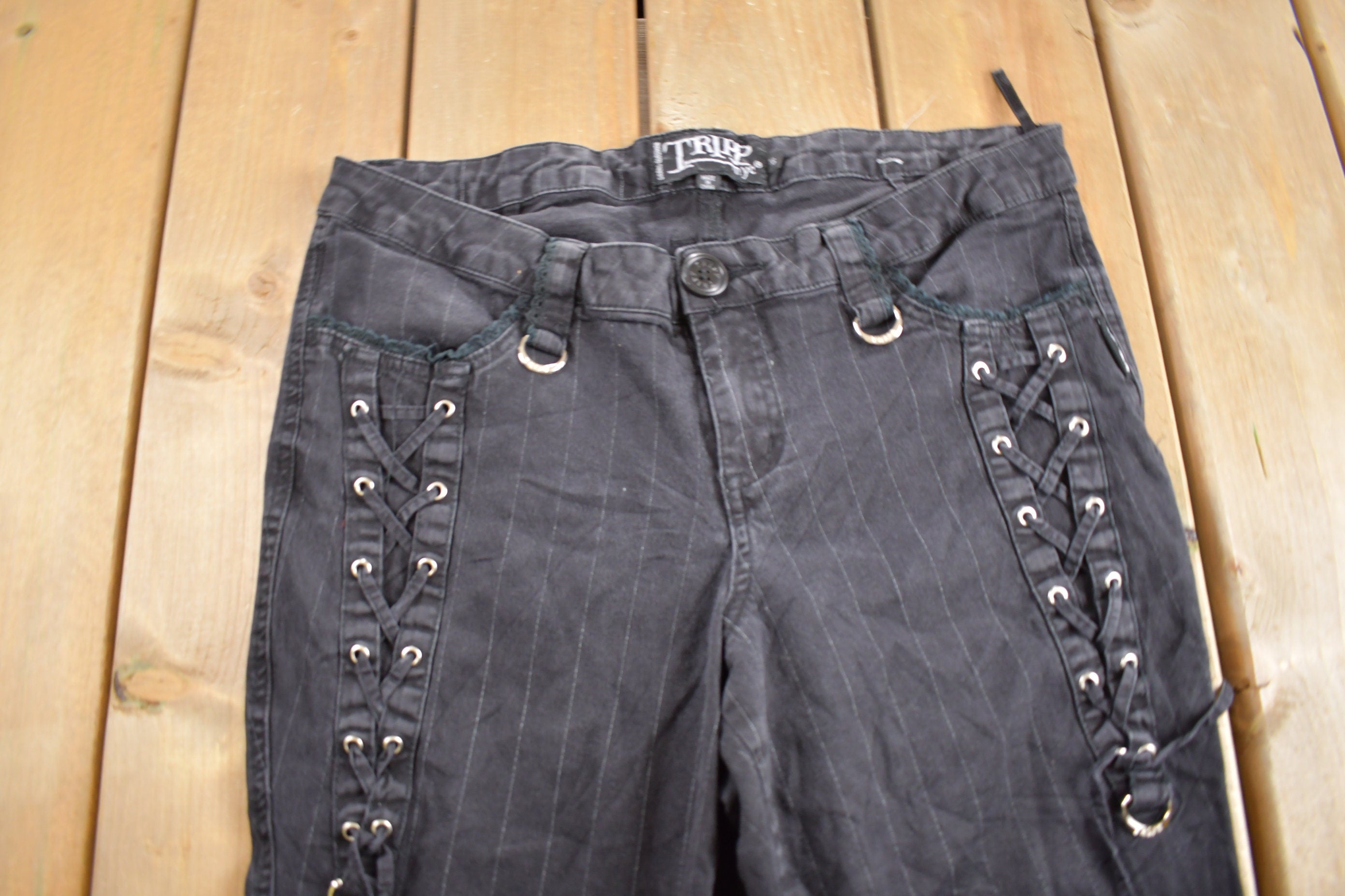 Vintage Y2K Tripp NYC Bondage Shorts Size 36
