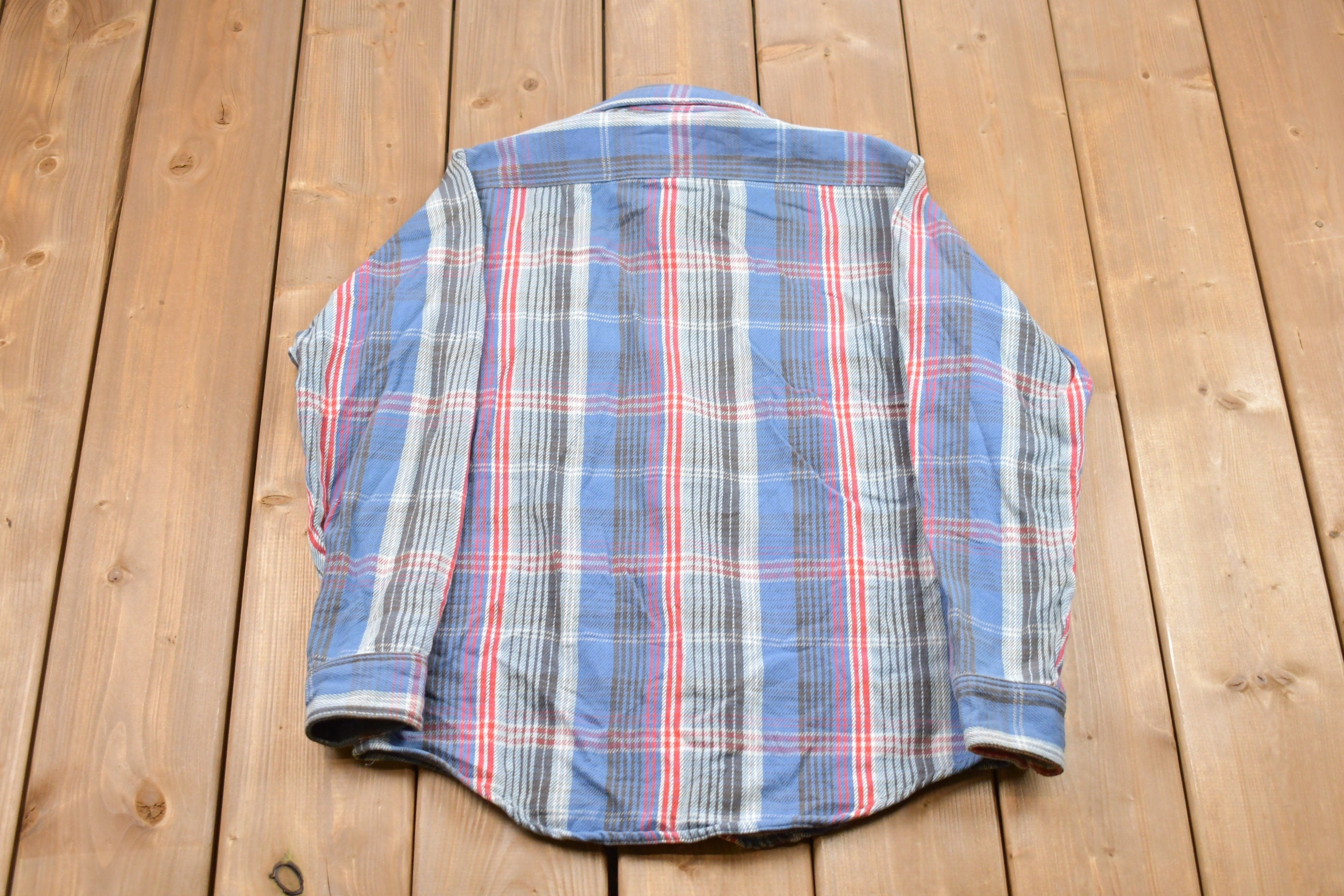 Vintage 1990s Plaid Button Up Shirt