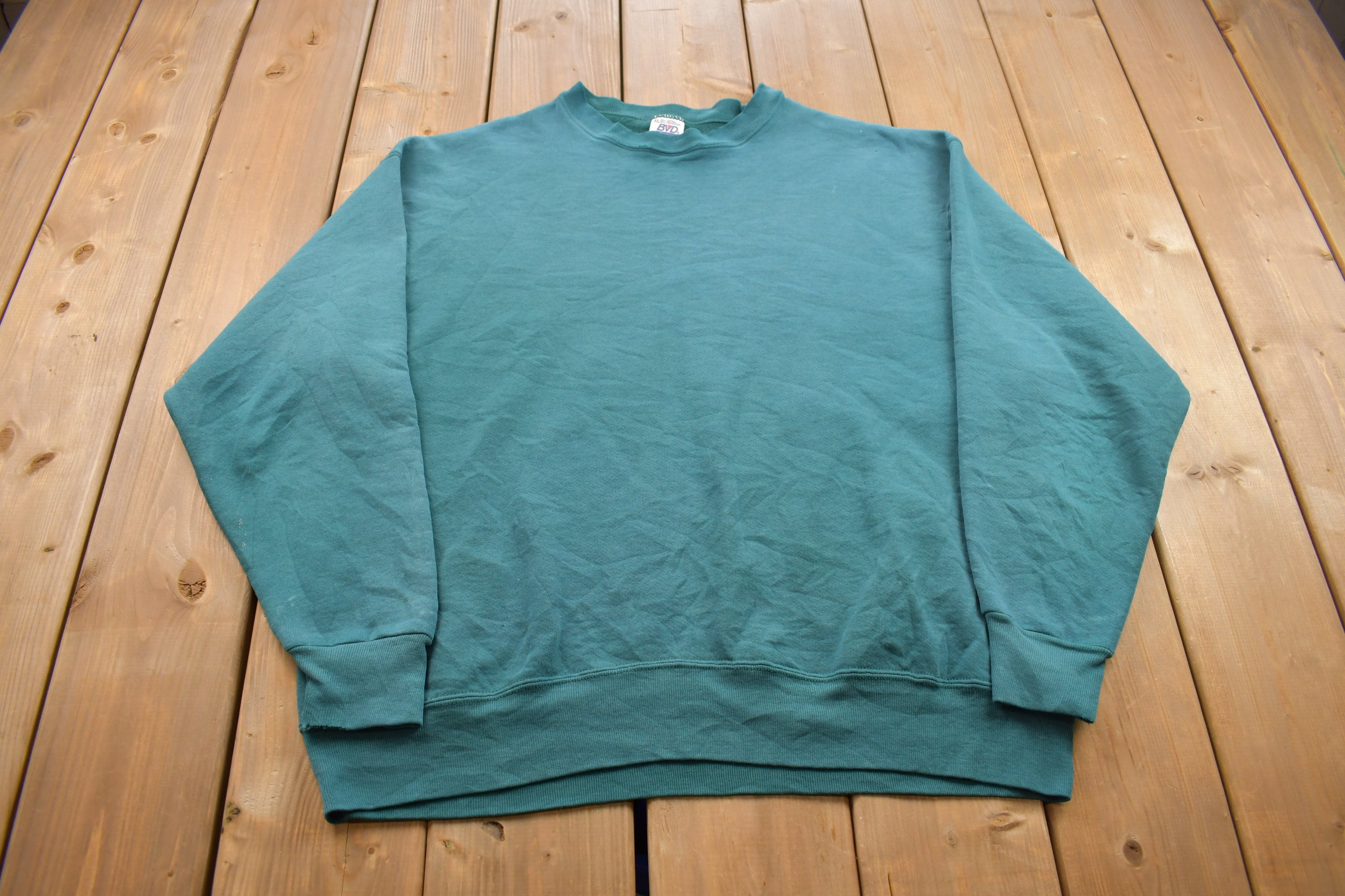 Vintage 1990s BVD Blank Crewneck Sweatshirt