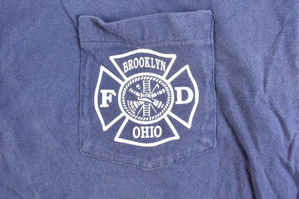 Vintage 1990s Brooklyn Ohio Fire Souvenir T-Shirt