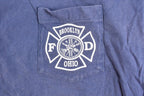 Vintage 1990s Brooklyn Ohio Fire Souvenir T-Shirt