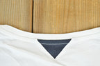 Women Vintage Vigoss Y2K Blank White T-Shirt Vigoss Grunge Skull Print / Contrast Stitch / Internet Famous Clothing / Over Dyed