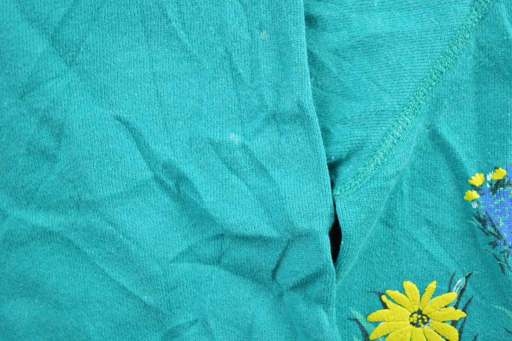 Vintage 1990s Snow Mountain Ranch Lifestyles Collared Floral Sweater
