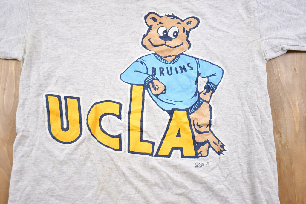 Vintage 1990s University of California Los Angeles Bruins Bear Graphic Collegiate T-Shirt  NCAA Tee  Americana  Sportswear  Athleisure