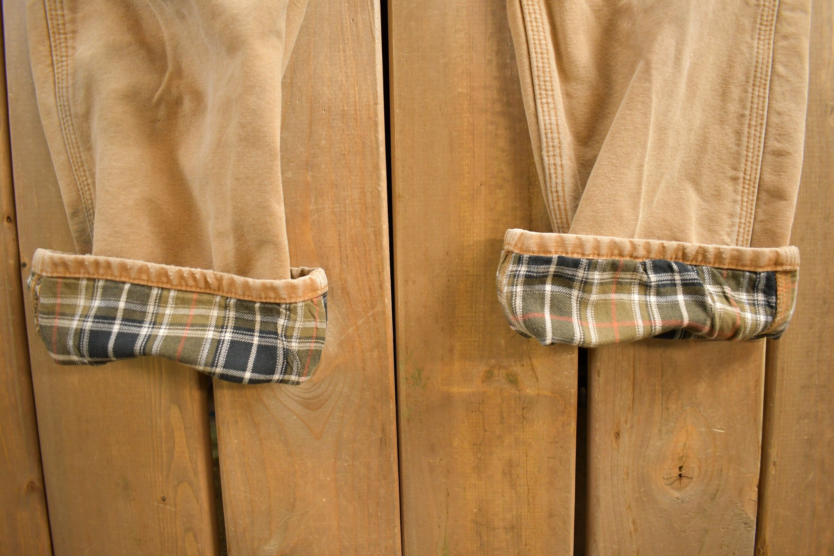 Vintage 1990s Beige Carhartt Work Pants Size 32x30