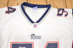 Vintage Y2K Reebok New England Patriots Tedy Bruschi NFL Jersey Men's L / Football Fan Apparel / 2000s Sportswear / Single Stitch Tee