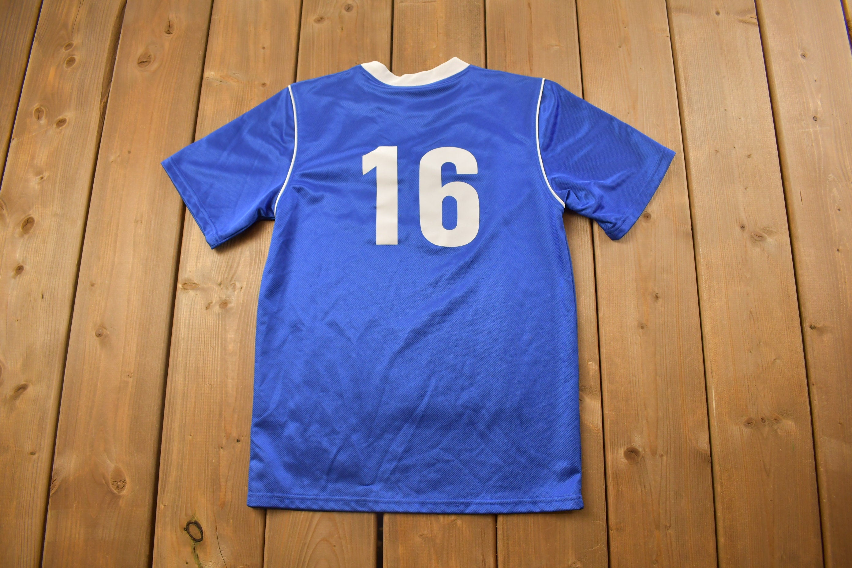 Vintage 1990s Nike Swoosh Graphic Soccer Jersey