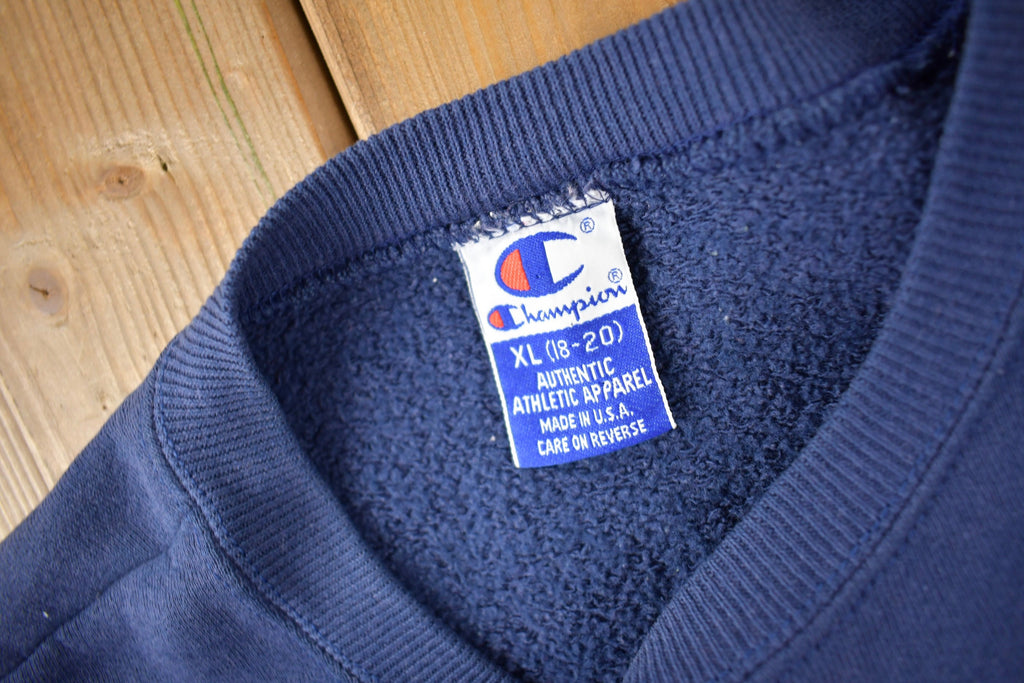 Vintage 1990s Champion Women's Sized Crewneck Sweatshirt Made In USA