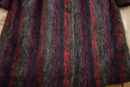 Vintage 1980s Bardolino Mohair Button Up Long Jacket Made In England