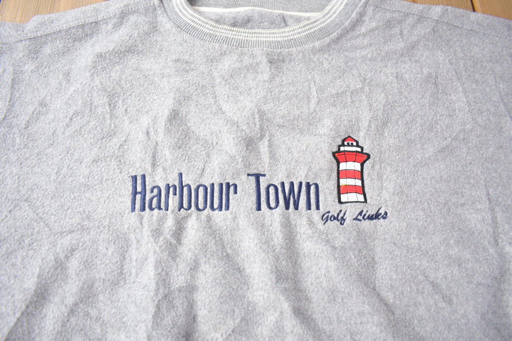 Vintage 1990s Harbour Town Golf Links Embroidered Crewneck Sweatshirt