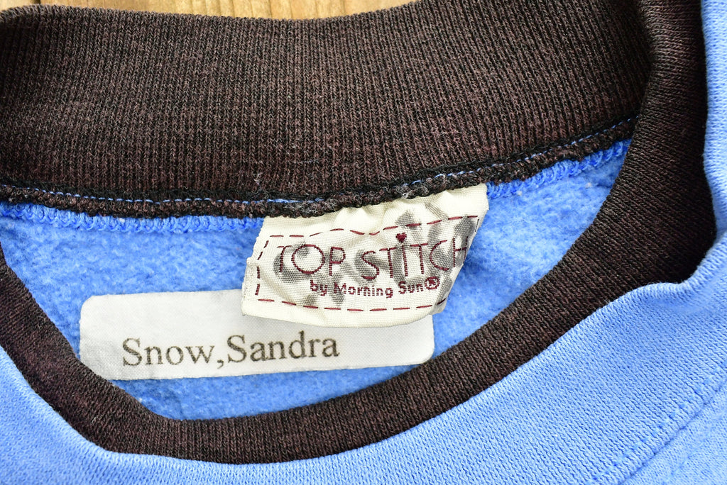 Vintage 90's Cute Bird Embroidered Crewneck /