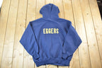Vintage 1990s Wahlert Basketball Eggers Hoodie Sweatshirt Mens XL
