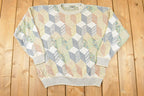 Vintage 1990s Idea Uomo Knit Crewneck Sweater Mens XL