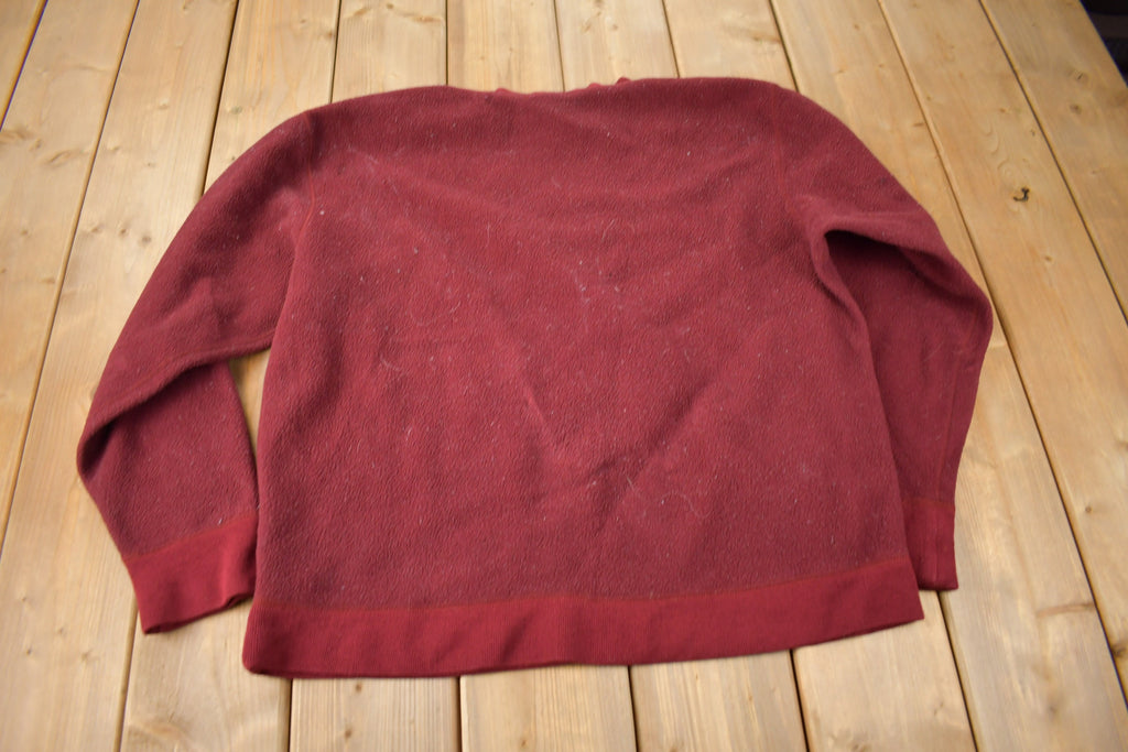 Vintage 1990s Timberland Embroidered Fleece Crewneck Sweater