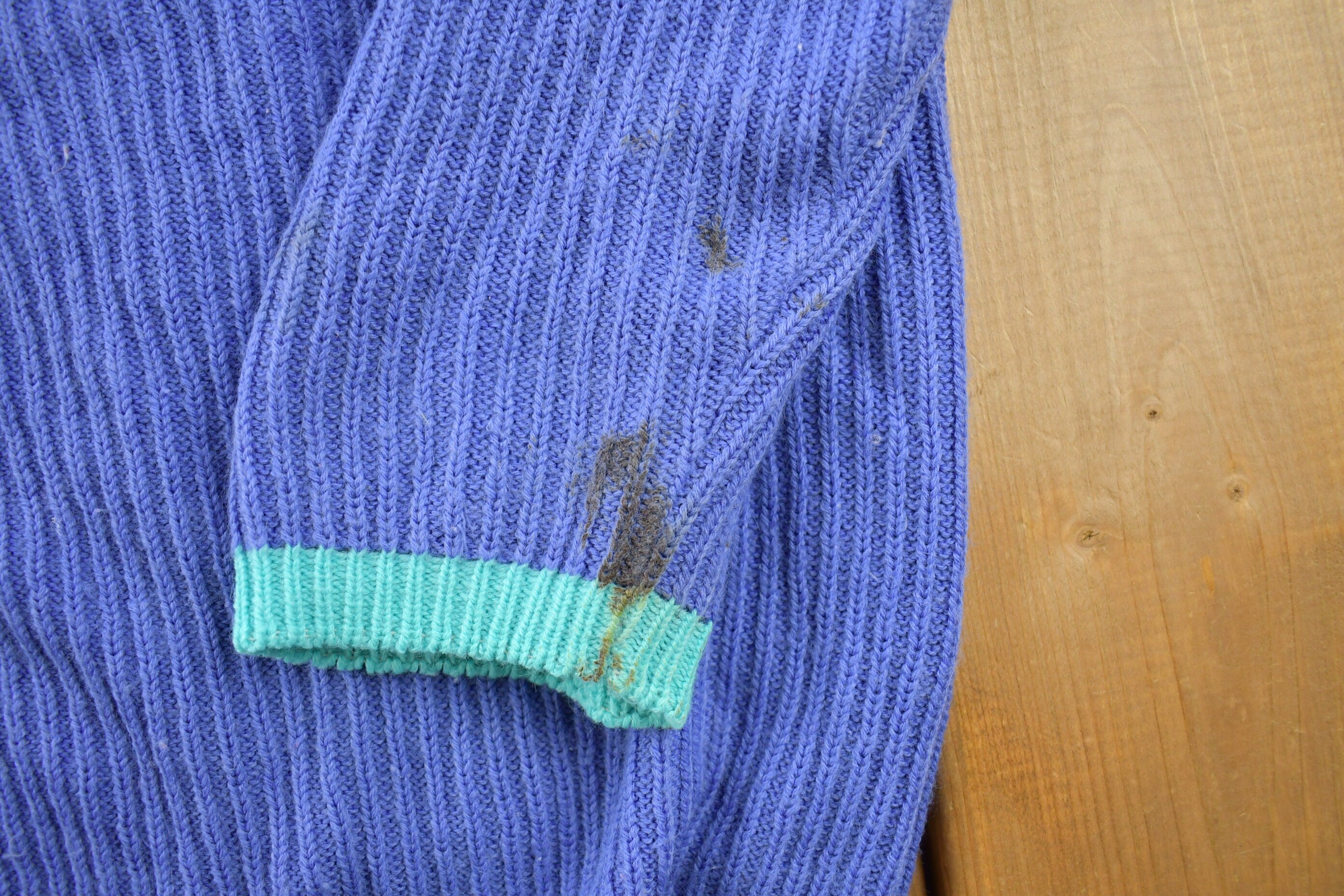 Vintage 1990s Cute Grandma Pastel Knitted Cardigan Sweater