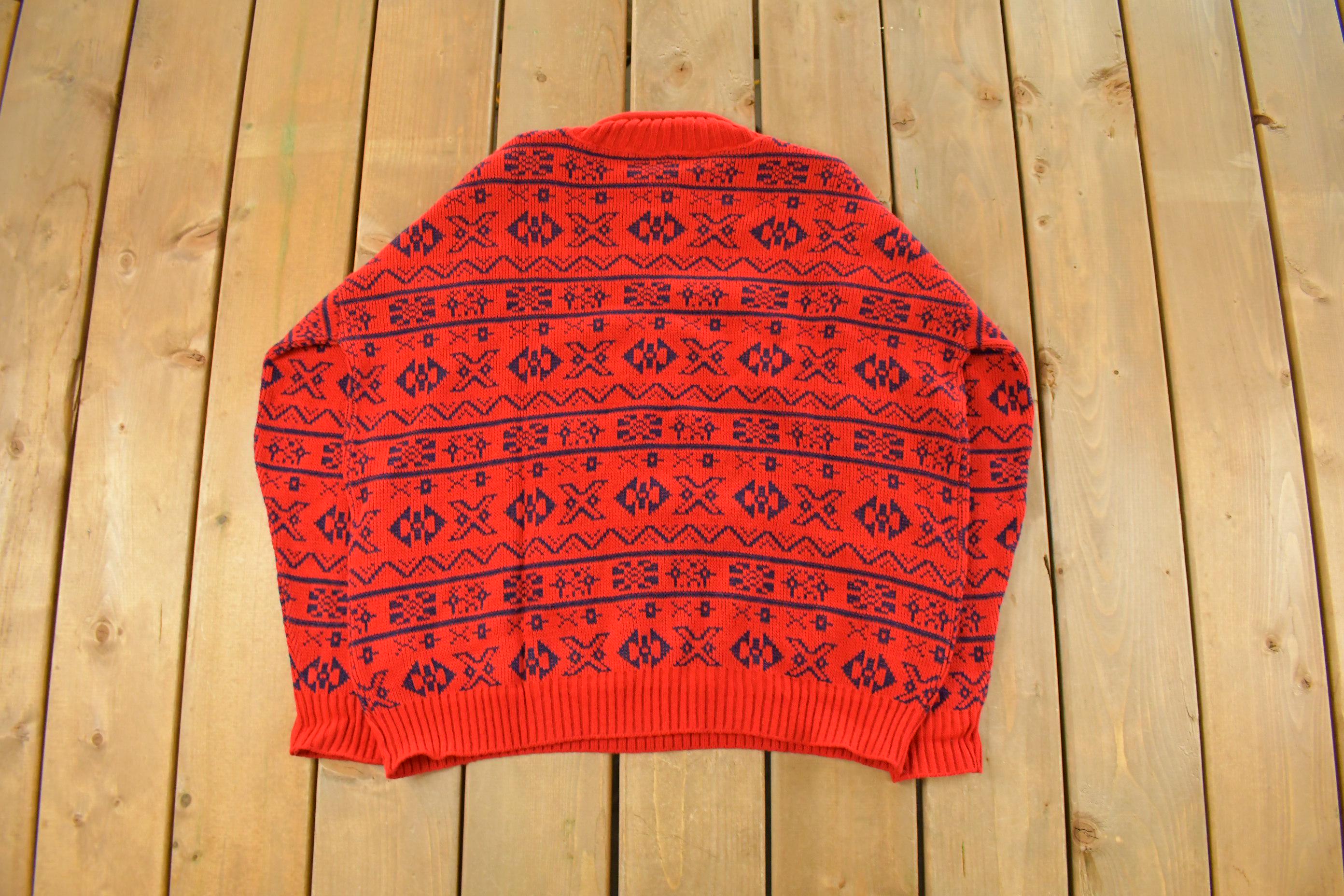 Vintage 1990s Sweetree Made In USA Knit Sweater Men's Large