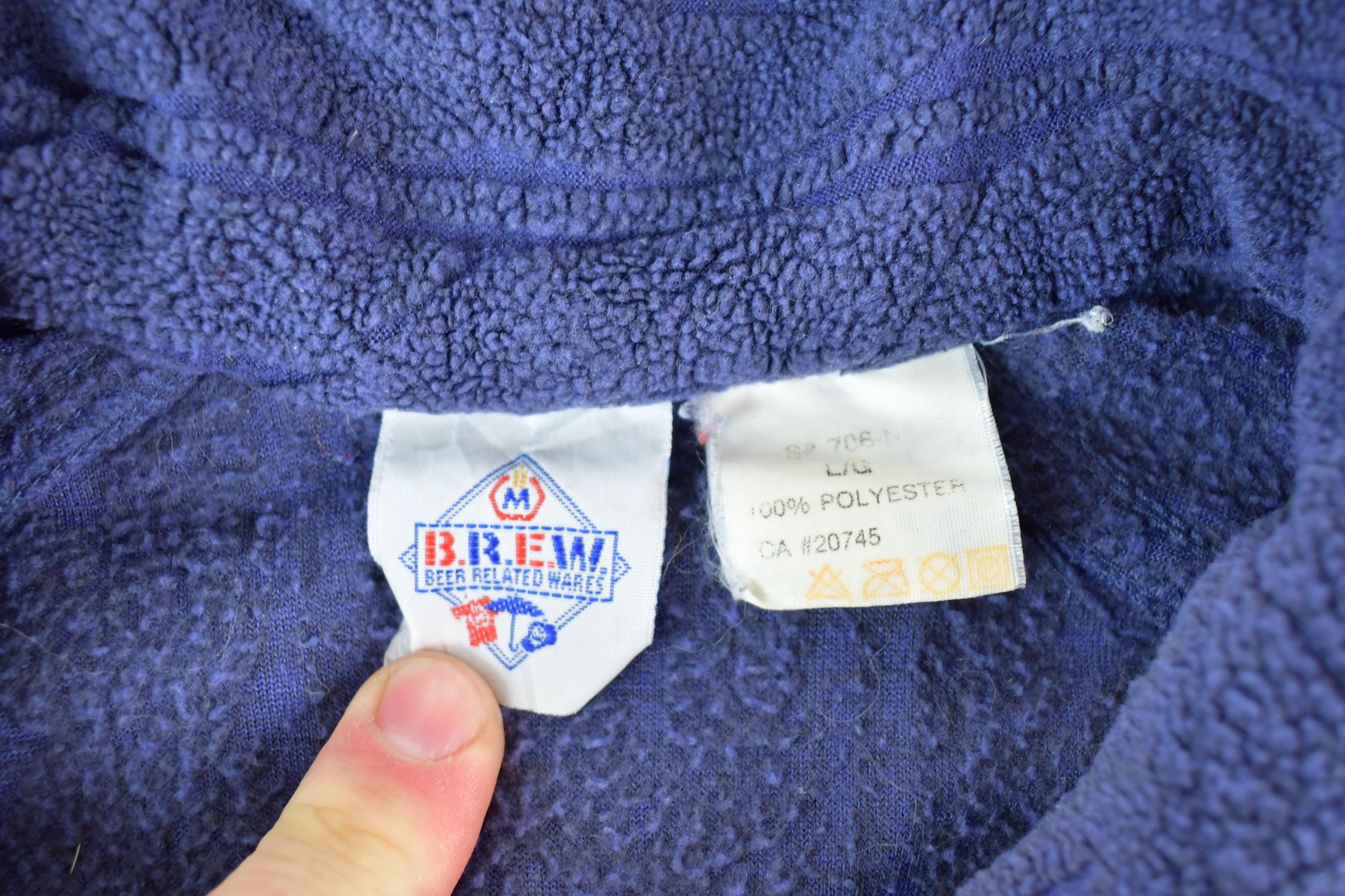 Vintage 1990s Brem Fleece Outdoorsman Sweater