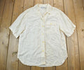 Vintage 1990s Christie & Jill Cream Button Up Shirt
