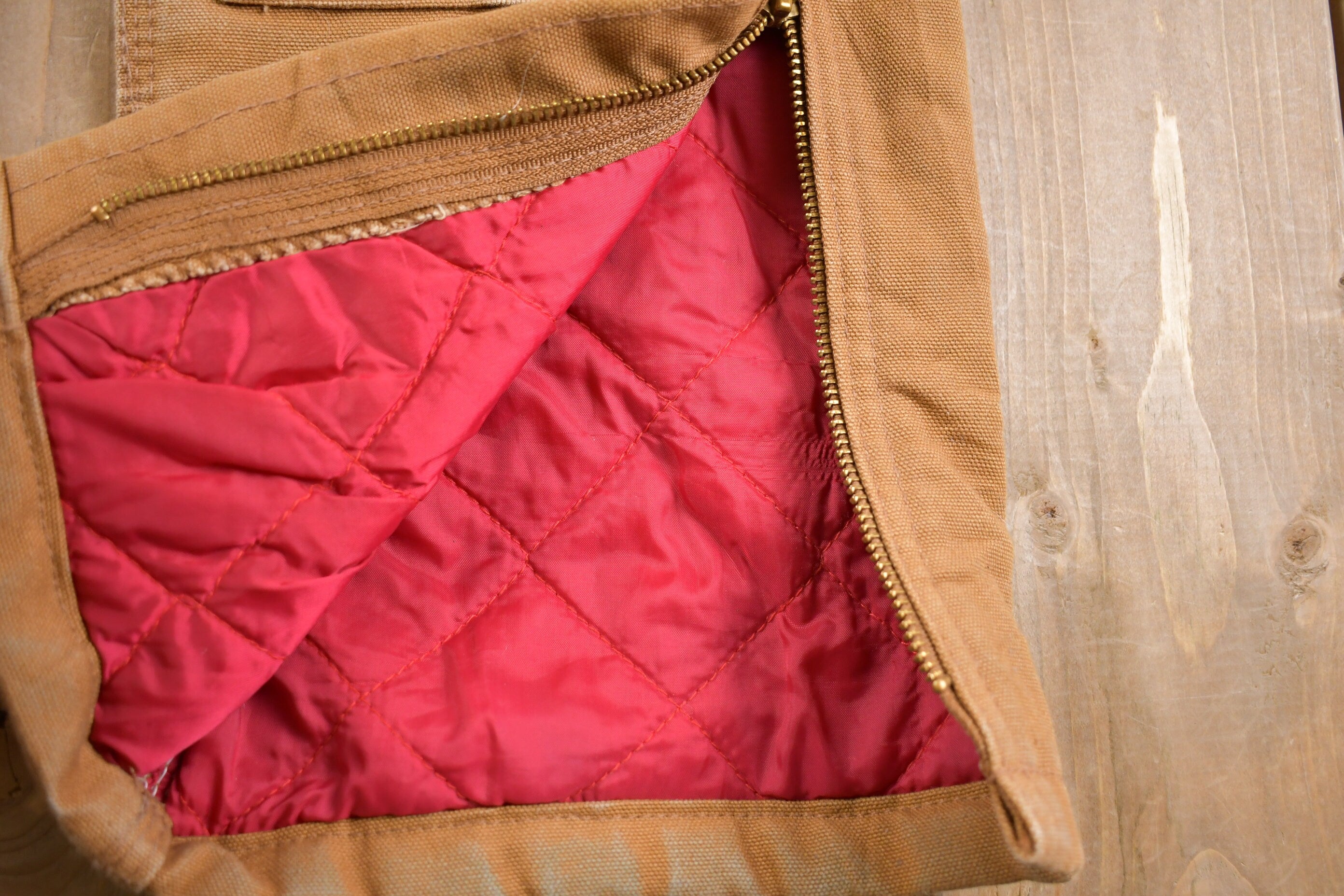 Vintage 1990s Carhartt Double Knee Canvas Overalls Size 27 x 21