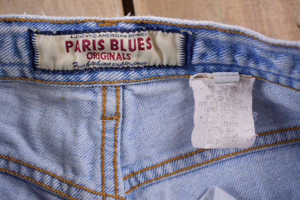 Vintage 1990's Paris Blues Bell Bottom Jeans 28 x 31