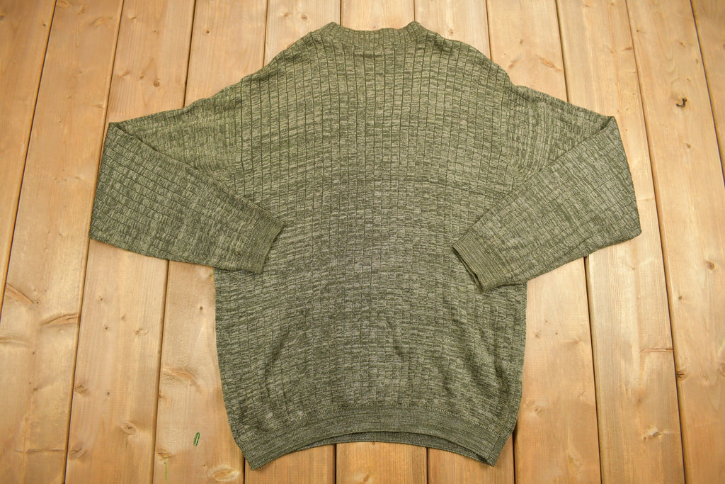 Vintage 1990s Pronto-Uomo Knitted Crewneck Sweater