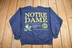 Vintage 1990s University Of Notre Dame Fighting Irish Collegiate Crewneck