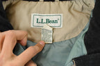 Vintage 1990s L.L. Bean Utility Parka Jacket Men's Medium / Vintage Winter Jacket / Full Zip / Streetwear / 1990s LL Bean / Beige Jacket