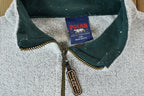 Vintage 1990s Alaska Quarter Zip Crewneck Sweatshirt Made In USA