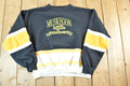 Vintage 1990s Logo 7 Muskegon Lumberjacks Hockey Crewneck Sweatshirt Mens L