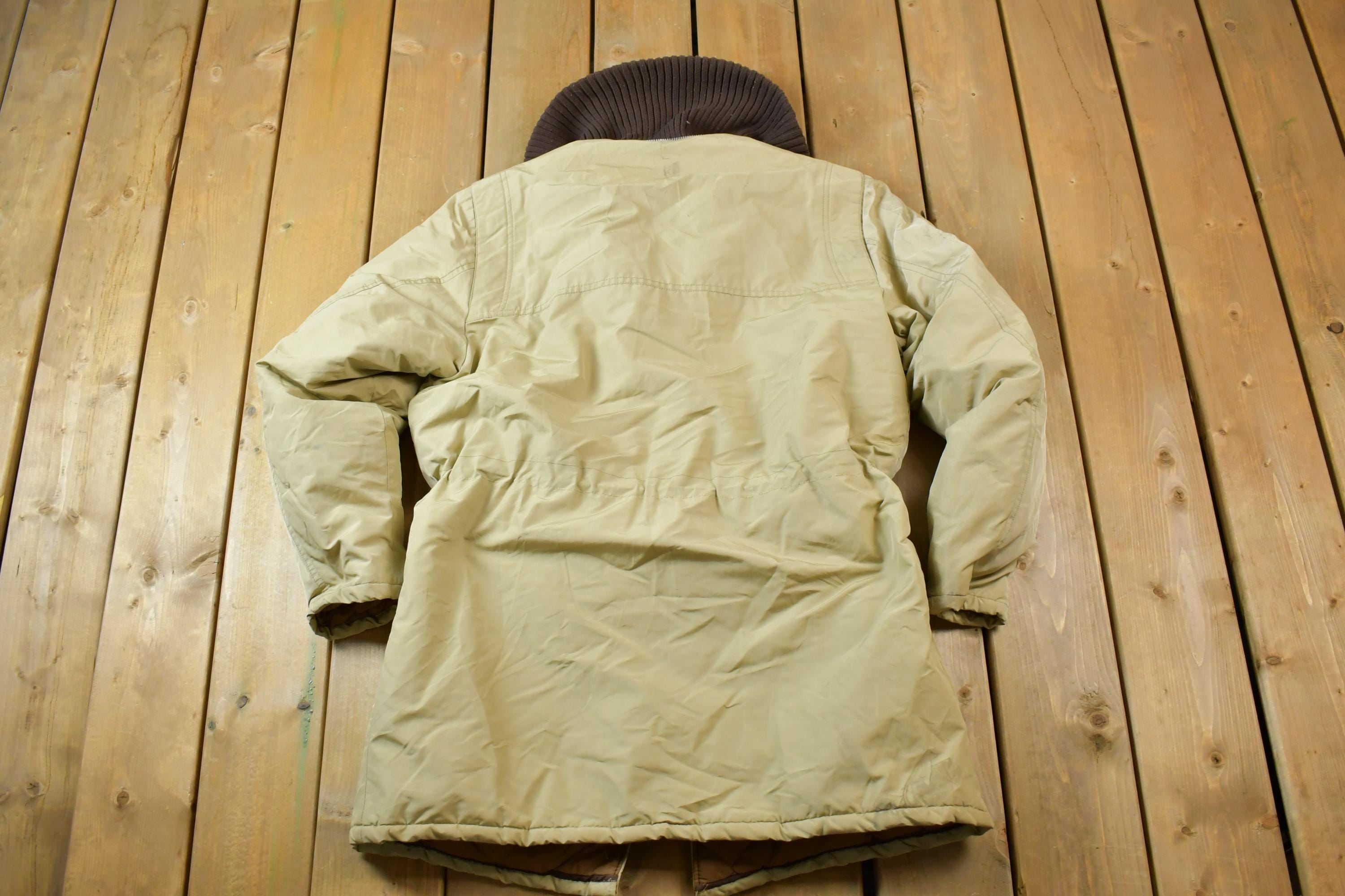 Vintage 1990s Field And Stream Utility Down Puffer Jacket