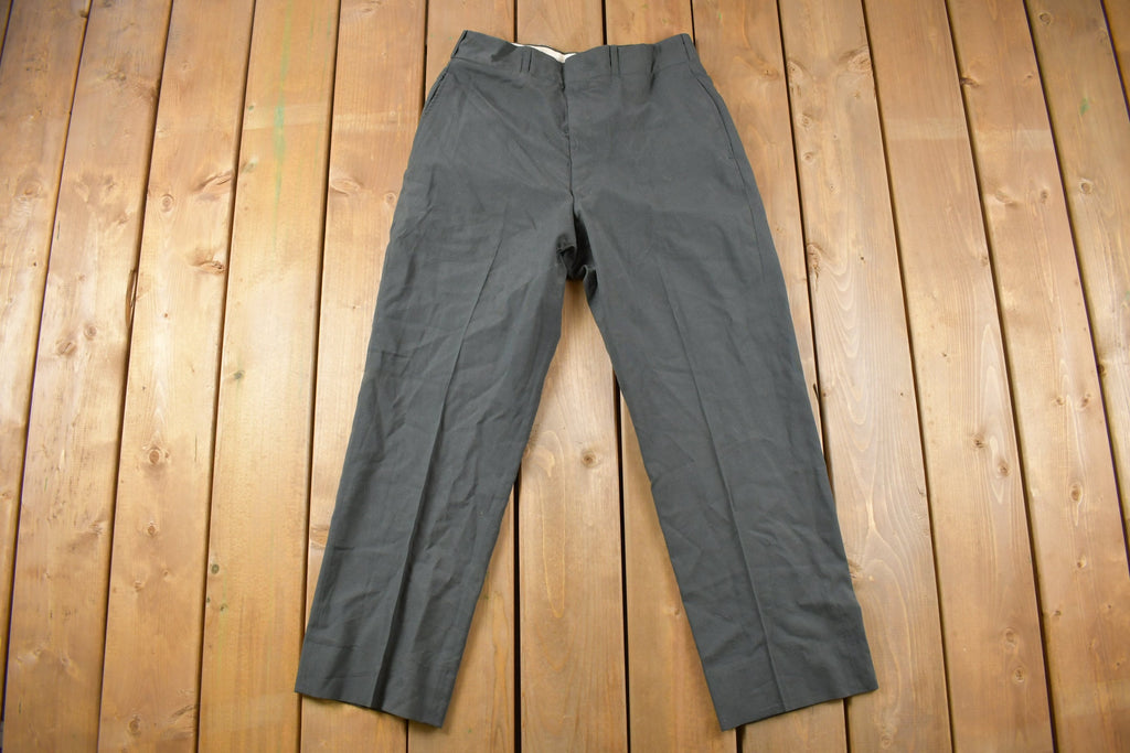 Vintage 1960s Simple Straight Trousers Size 31 x 28