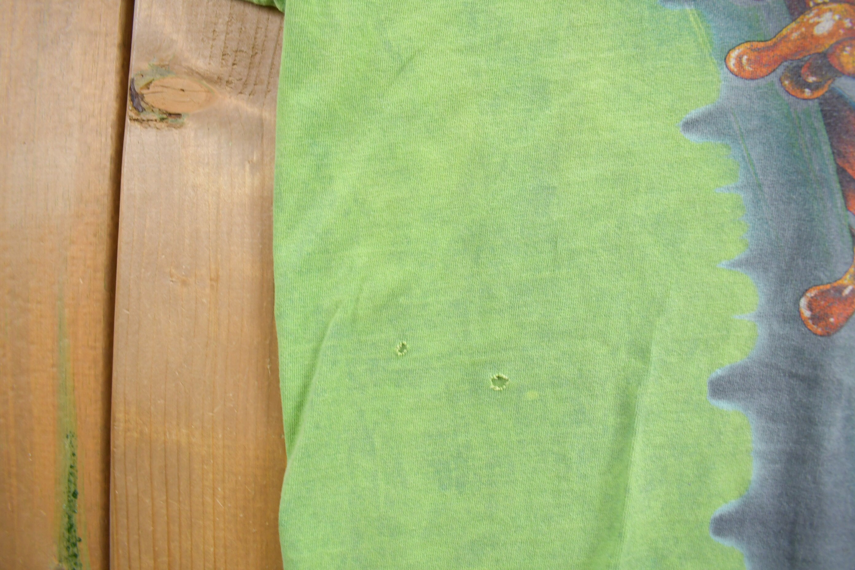 Vintage 1990s Tree Frog Theme Graphic Habitat T-Shirt  All Over Print  Streetwear  Nature T Shirt  Outdoorsman