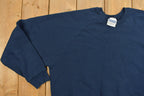 Vintage 1990s Blank Blue Crewneck Sweatshirt /