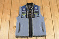 Vintage 1990s Icelandic Design Clasp Knit Cardigan Sweater Vest Womens S  Preppy Knit Cardigan  Fancy Knit Vintage Cardigan