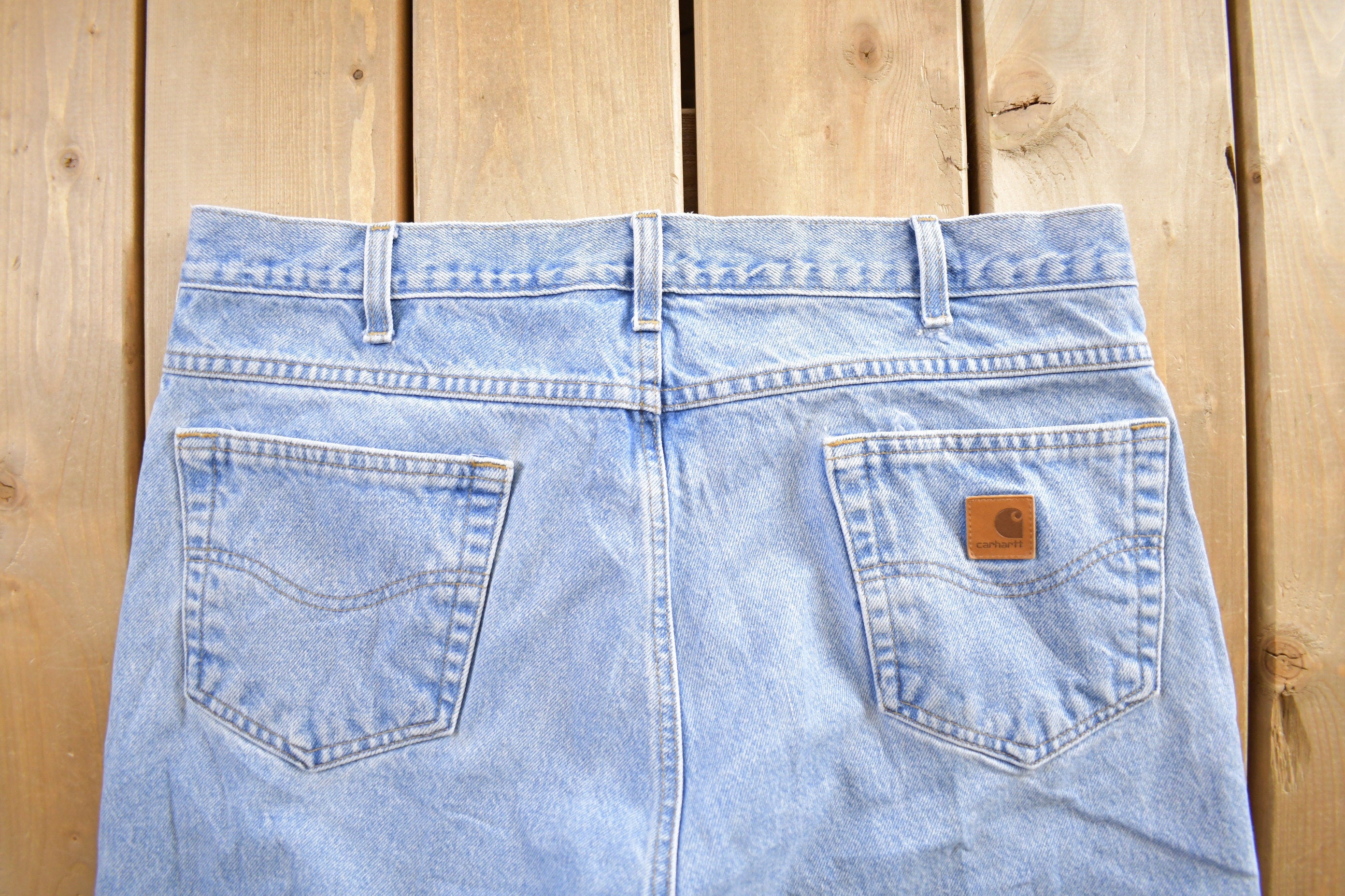 Vintage 1990s Carhartt Relaxed Fit Work Pants Size 38x32