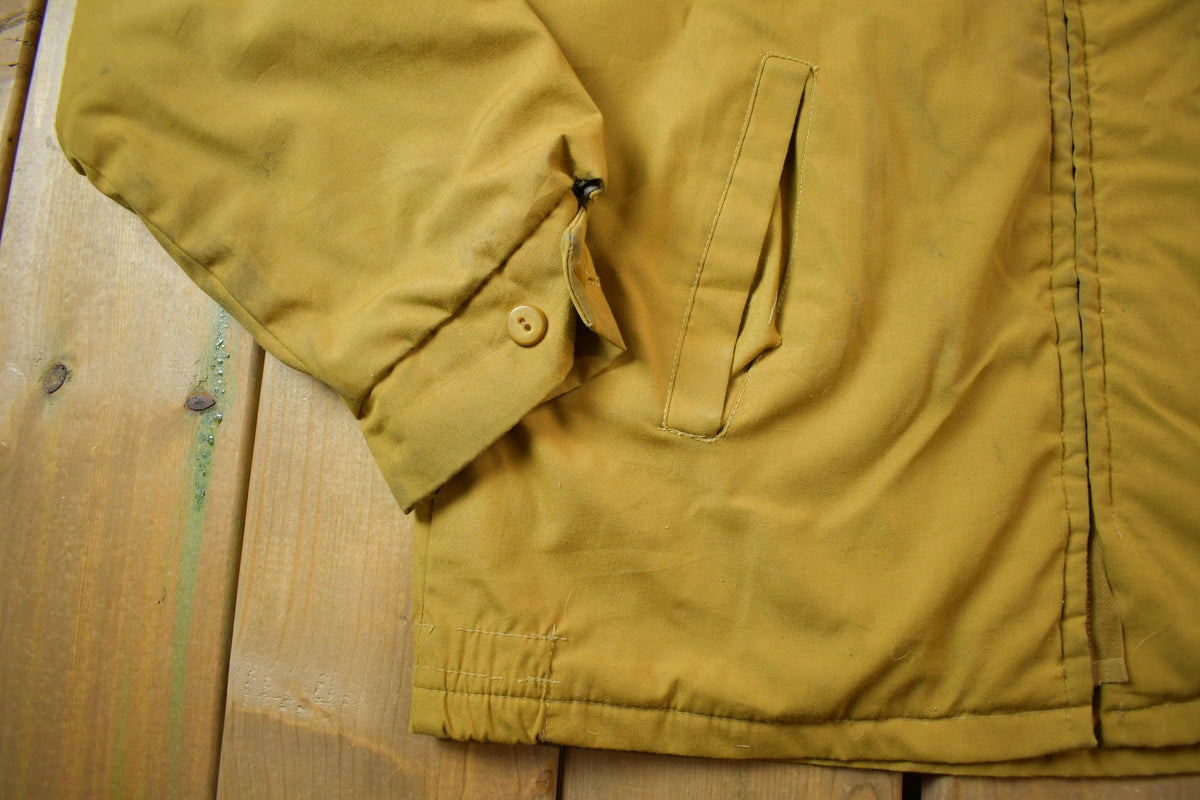Vintage 1960s Lined Harrington Cropped Jacket General Zipper - Medium