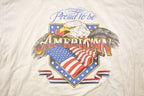 Vintage 1990s Proud To Be American Graphic T Shirt