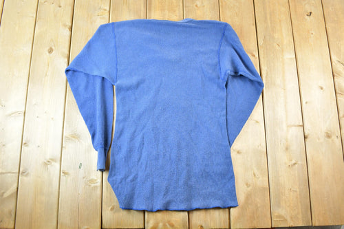 Vintage 1990s Northwest Territory Waffle Knit Souvenir thermal Shirt Men's S / Made In USA / Vintage Vacation Tee / Rare Destination Tee