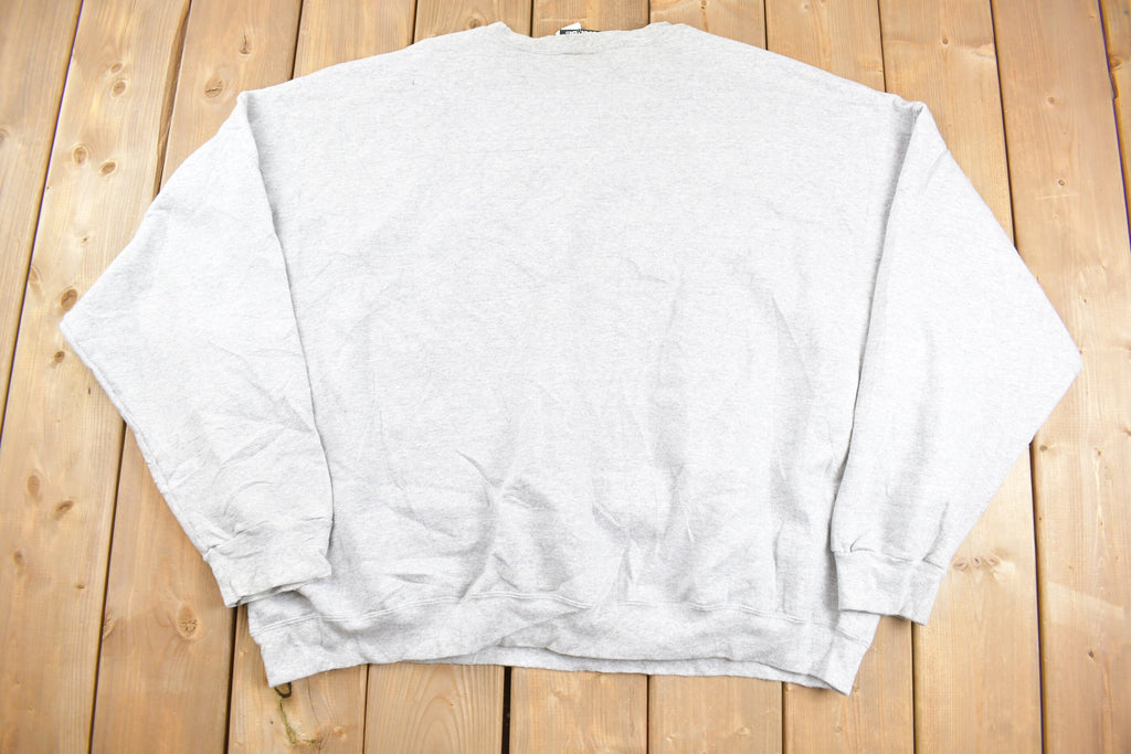 Vintage 1990s Blank Grey Starter Crewneck Sweatshirt /