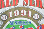 Vintage 1990s Minnesota Twins 1991 World Champions MLB Cropped Crewneck Sweatshirt