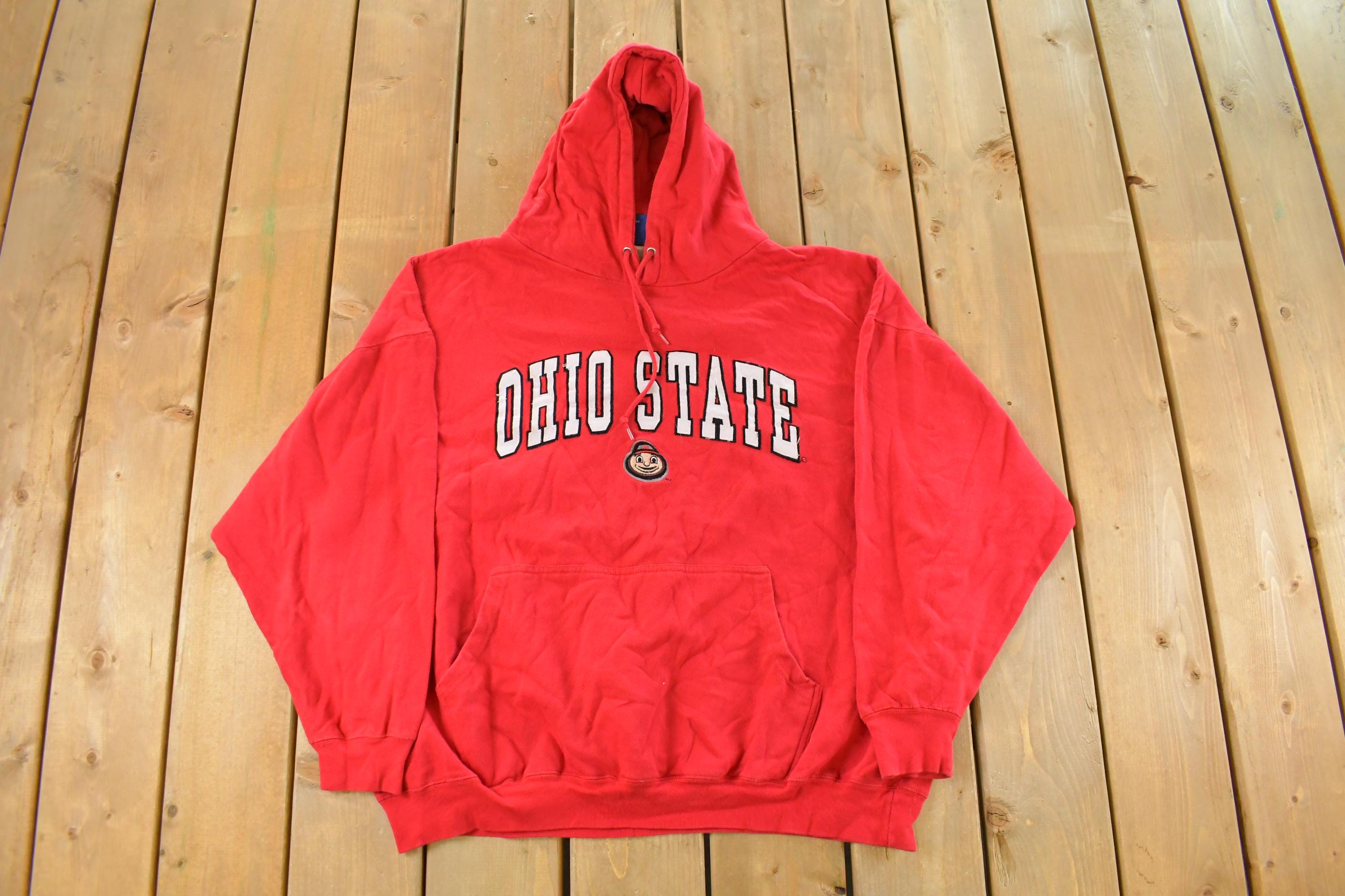 Vintage 2000s Ohio State Buckeyes Collegiate Hoodie Men's 2XL