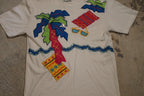 Vintage 1990s DIY Arts & Craft Beach Theme T Shirt
