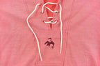 Vintage 1980s Hawaiian Shops Lace Up Collard Shirt