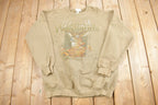 Vintage 1990s National Woodland Deer Graphic Crewneck Sweater