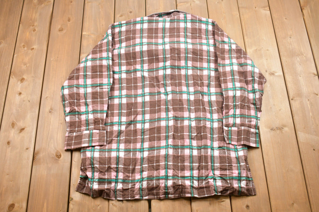Vintage 1990s Bridge Gate Plaid Button Up Shirt